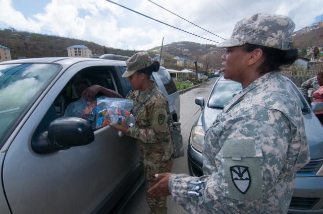 National Guard Bureau officials visit St. Thomas communities