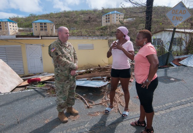 National Guard Bureau officials visit St. Thomas communities