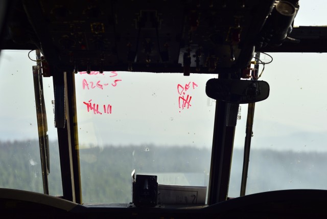 Oregon Army National Guard Soldiers douse Whitewater Fire