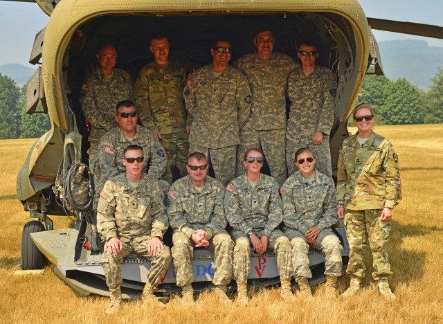 Oregon Army National Guard Soldiers douse Whitewater Fire