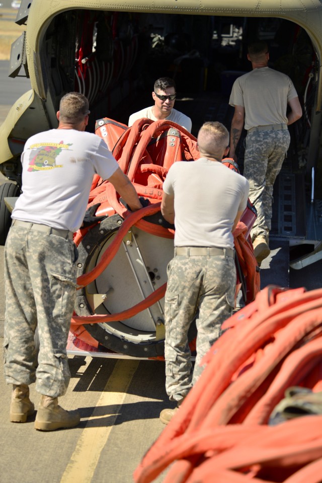 Oregon Army National Guard assists wildfire suppression efforts