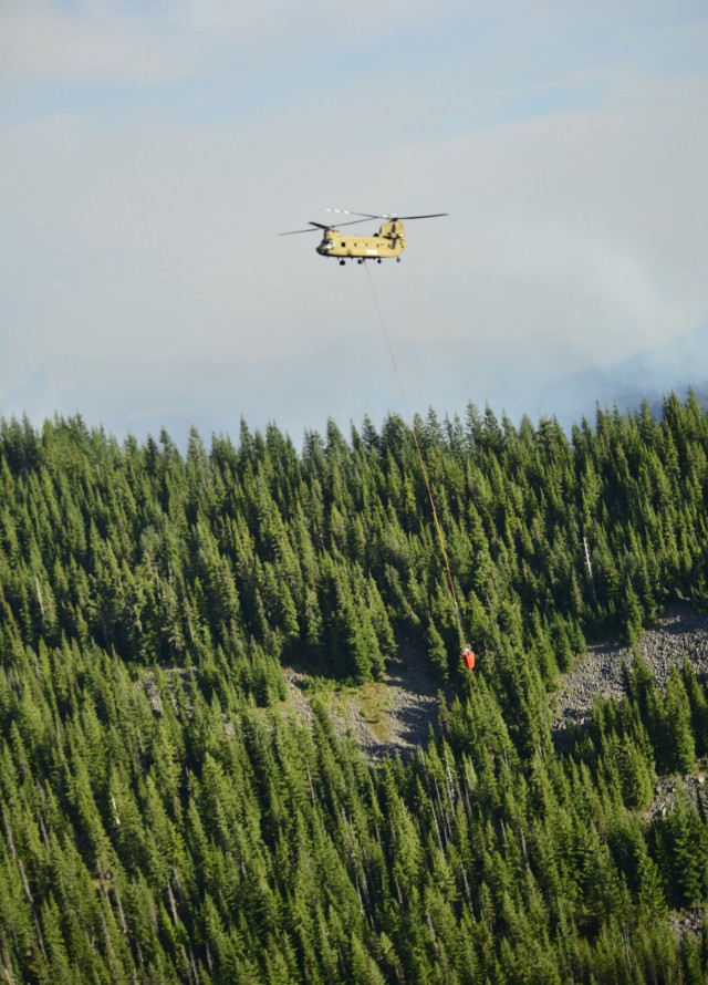 Oregon Army National Guard assists wildfire suppression efforts