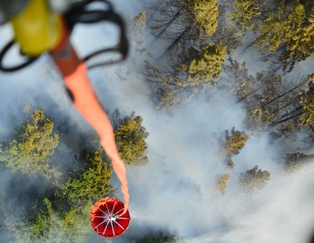 Oregon Army National Guard assists wildfire suppression efforts