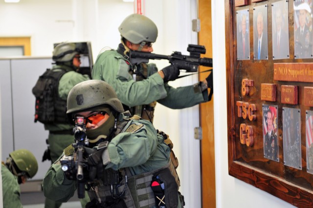 8th TSC takes on active-shooter training