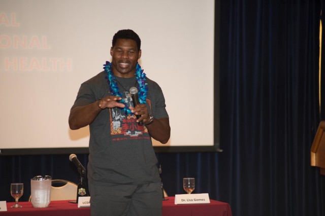 Football legend speaks out on behavioral health importance during summit