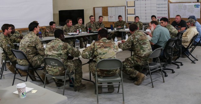 1st SFG (A) Trains with 7ID at NTC