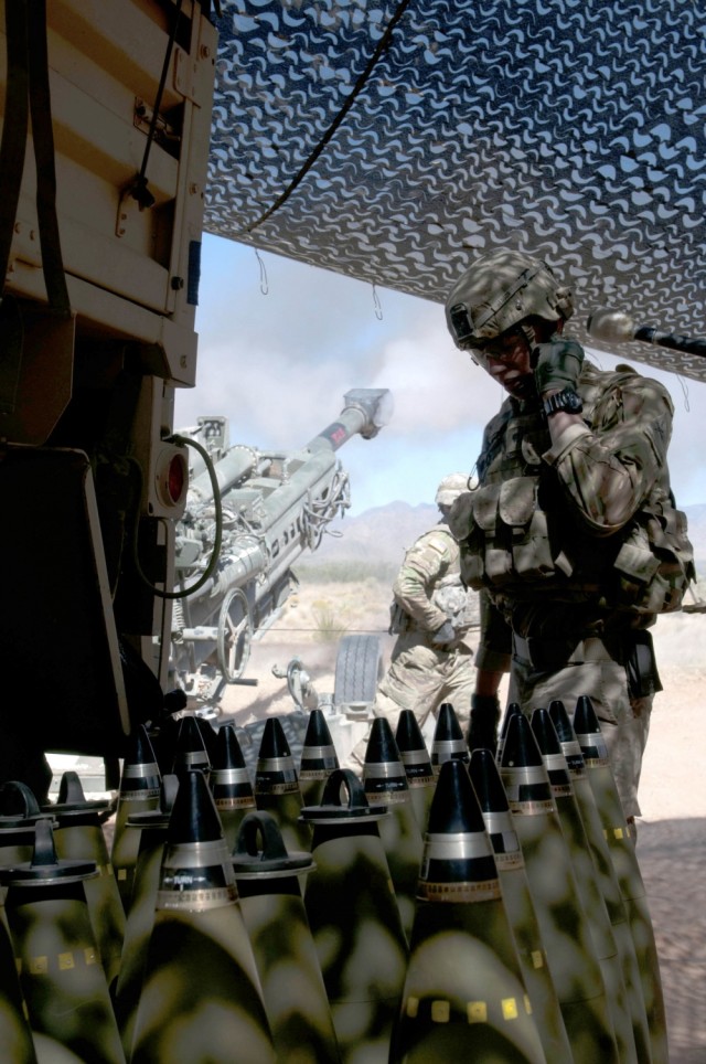 Thunder in the sky: Soldiers demonstrate power and lethality in field artillery exercise