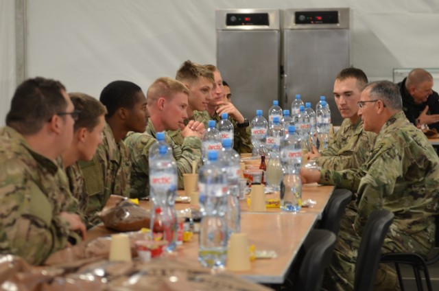 Gen. Scaparrotti visits U.S. Soldiers in Poland