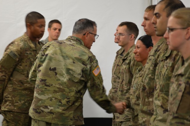 Gen. Scaparrotti visits U.S. Soldiers in Poland