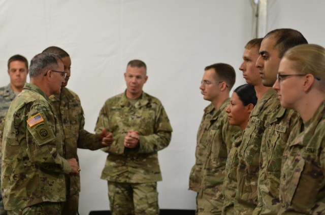 Gen. Scaparrotti visits U.S. Soldiers in Poland