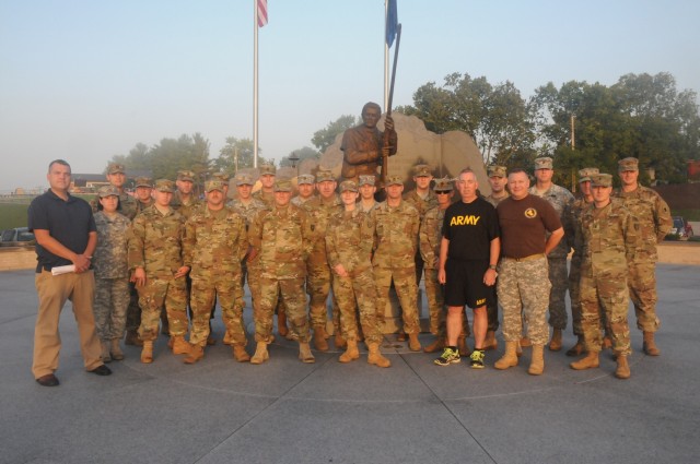 Guardsmen ruck for awareness