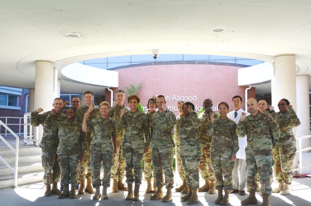 The Army Surgeon General and Command Sgt. Maj. of MEDCOM visit BAACH