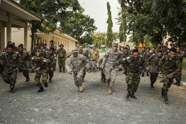 Idaho National Guard builds bridges with Royal Cambodian Armed Forces