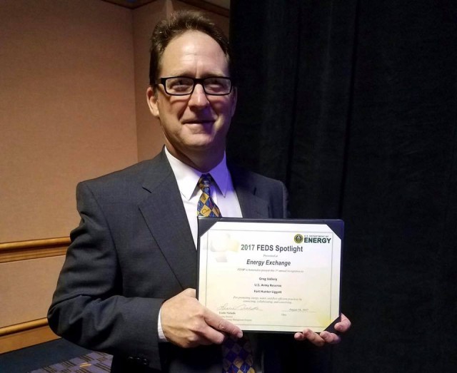Fort Hunter Liggett's Greg Vallery Wins Federal Energy Award