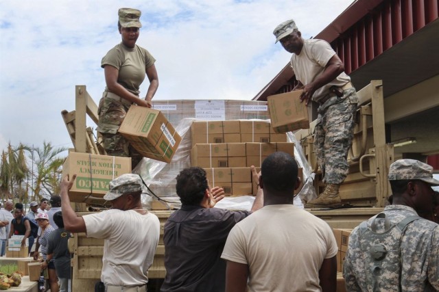 Army, DOD support Virgin Islands, Puerto Rico hurricane relief efforts