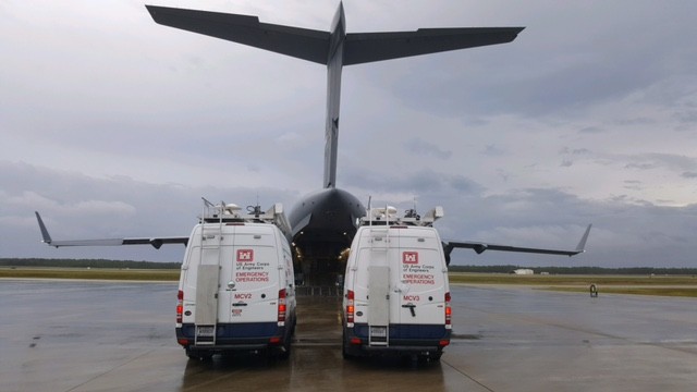 Army Corps of Engineers' Readiness Support Center provides critical hurricane relief support