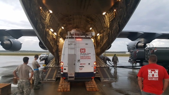 Army Corps of Engineers' Readiness Support Center provides critical hurricane relief support