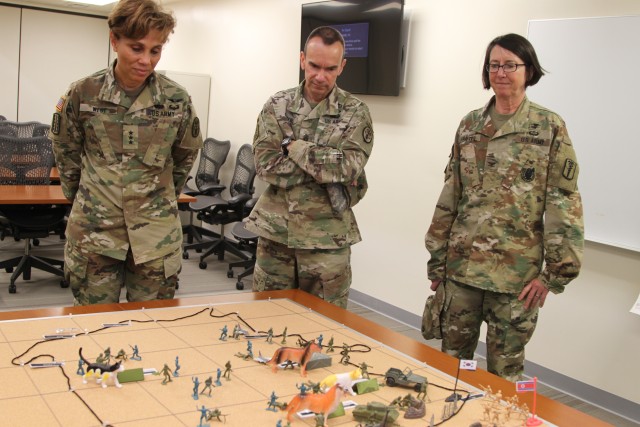 Army Surgeon General and CSM Tour Korea