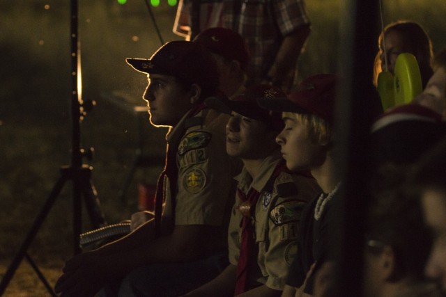 Boy Scouts Visit Glide Base Camp