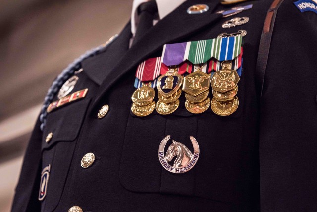 The Army's newest badge awarded to Old Guard Soldiers