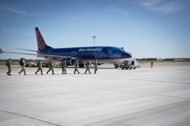New York Army National Guard troops leave for Ukraine Training Mission