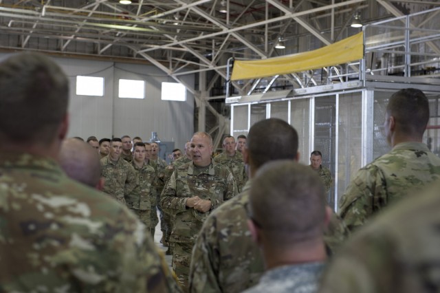 New York Army National Guard troops leave for Ukraine Training Mission