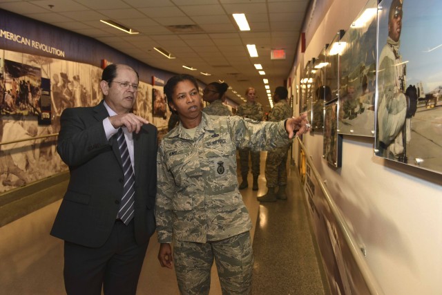 Guard history showcased in Pentagon corridor