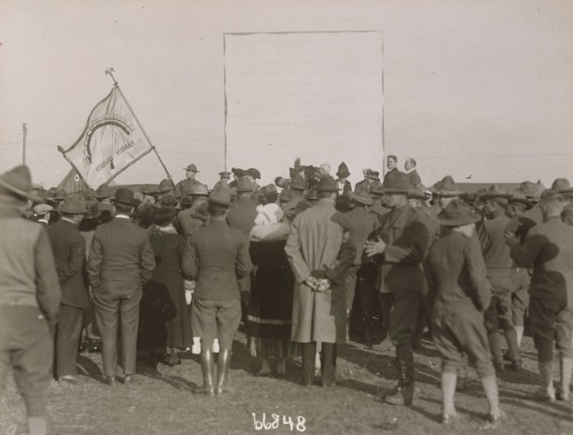 National Guardsmen of the 42nd Division were a weekend destination in the fall of 1917