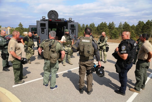 Multiple law-enforcement agencies train at Fort McCoy's CACTF