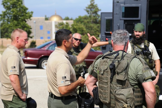 Multiple law-enforcement agencies train at Fort McCoy's CACTF