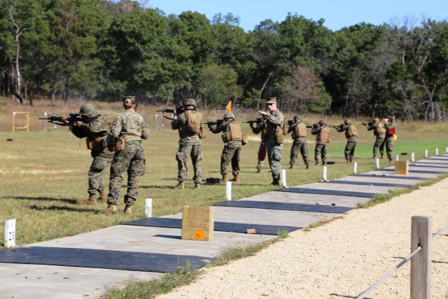 Marines complete live-fire battle-drill training at Fort McCoy