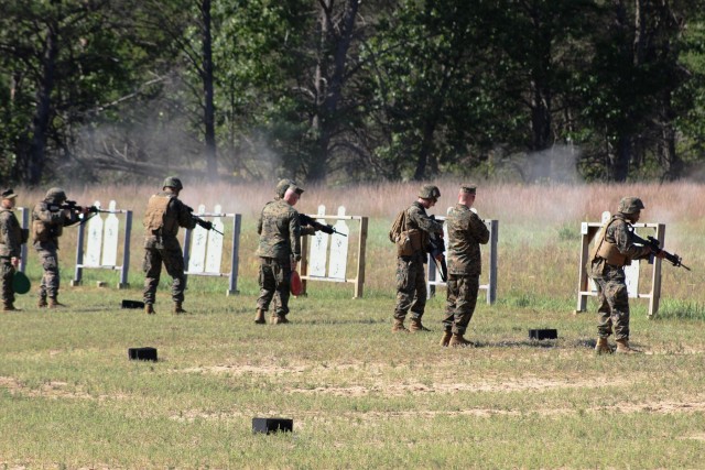 Marines complete live-fire battle-drill training at Fort McCoy