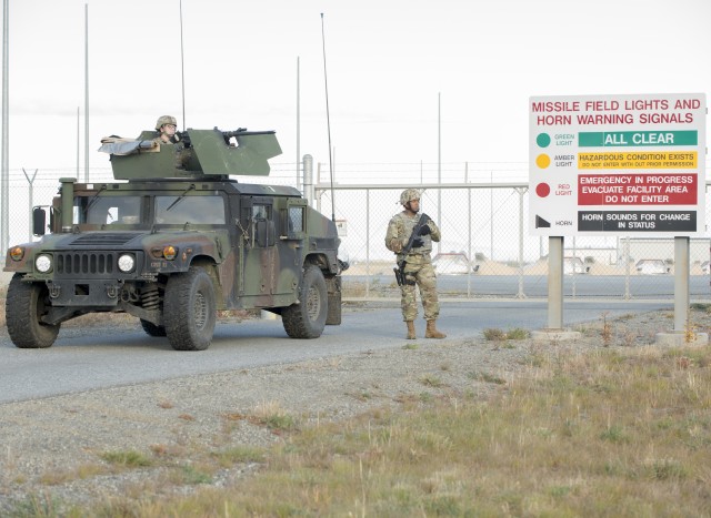 In case of missile attack, isolated Alaskan unit stands ready on the frontline