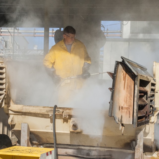 Cleaning a vital step for overhaul at ANAD