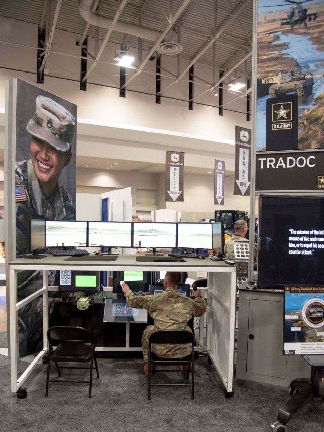 Display showcases future Army training, leader development