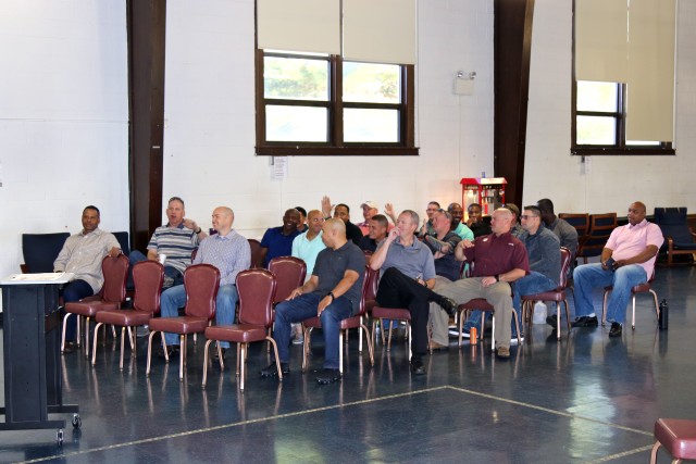 Patriot Soldiers participate in Leader Professional Development Training