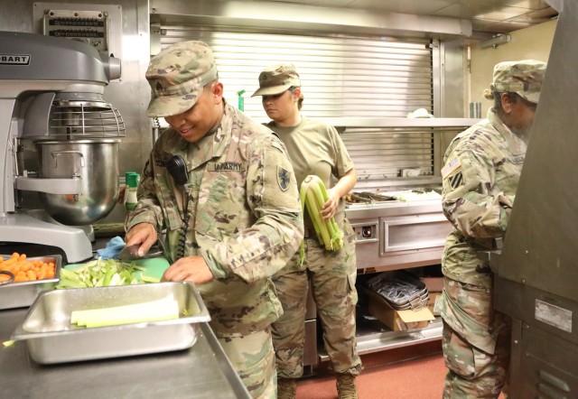 With pinch of Sea salt; Culinary specialists aboard Army Watercraft