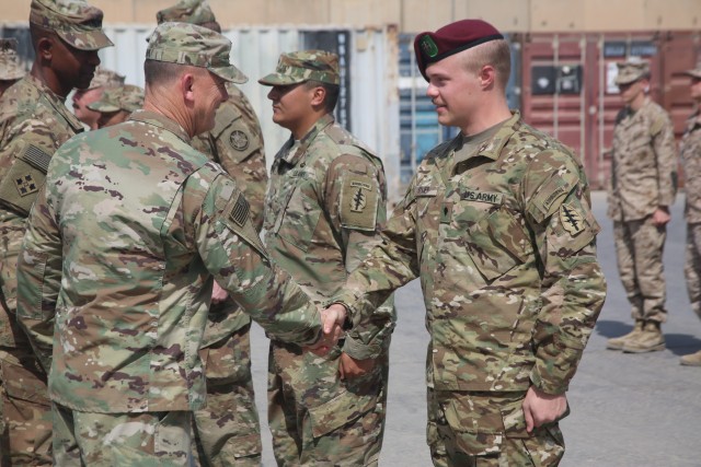 10th Special Forces Group (Airborne) Soldiers Recognized By Lt. Gen ...