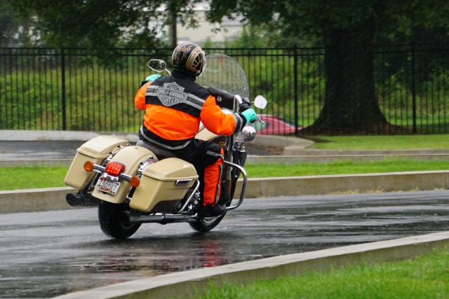 Motorcycle riders on APG peddle safety awareness