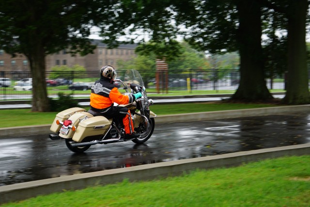 Motorcycle riders on APG peddle safety awareness