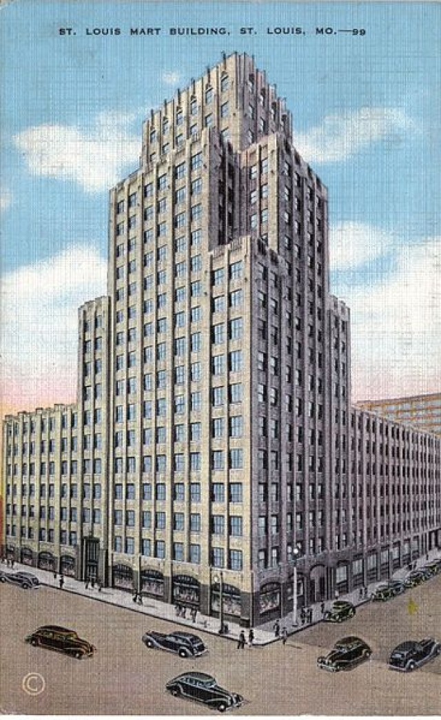 St. Louis Mart Building, Postcard