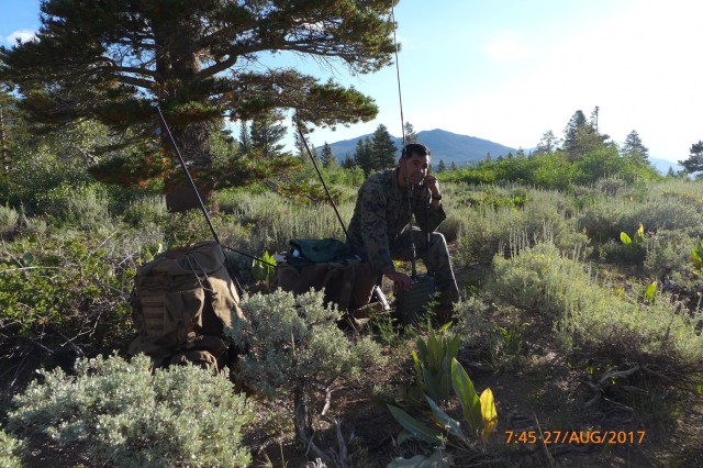 Scientist supports Marine Corps mountain communications training