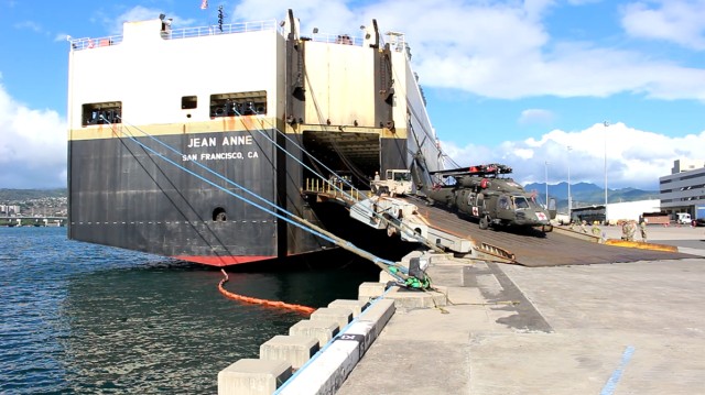 599th, partners offload NTC cargo