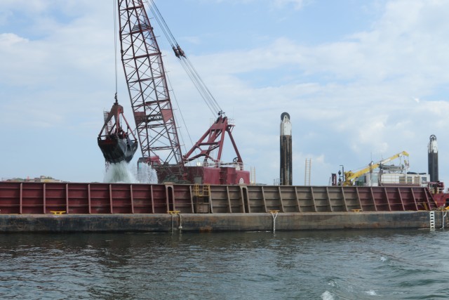 Joint Massport, Corps ceremony celebrates the Boston Harbor Navigation Improvement Project