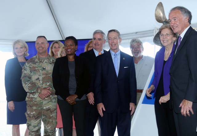 Joint Massport, Corps ceremony celebrates the Boston Harbor Navigation Improvement Project