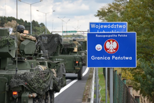2d Cavalry Regiment Polish border crossing