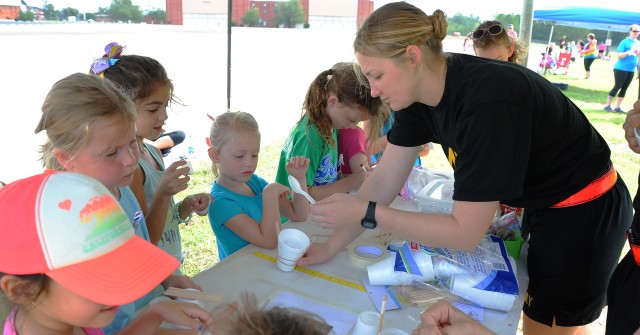 1st WOC hosts Girl Scout Olympics