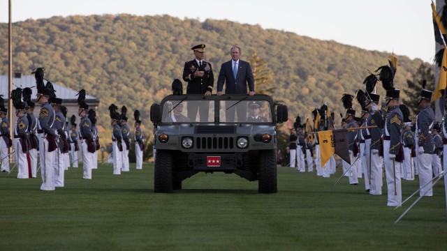 George W. Bush receives West Point's Thayer Award