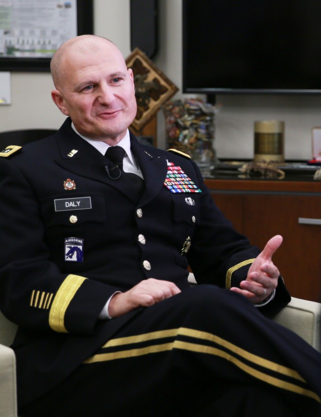 Lt. Gen. Edward Daly deputy commanding general of Army Materiel Command