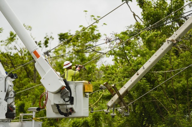 Delta Company, Prime Power line, deployed to Puerto Rico on largest mission in its history